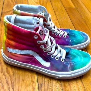 Tie-dye vans